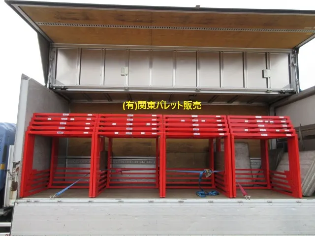 中古ネステナーNSG-1112ネスラックは4tトラックに20個積載できます(有)関東パレット販売