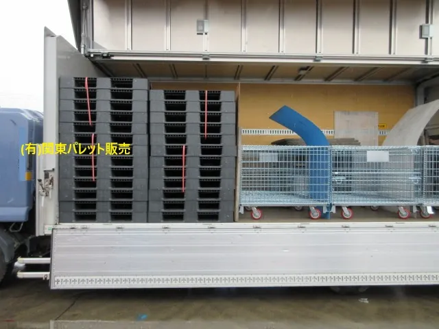 格安中古パレットと中古メッシュパレットを同時発送