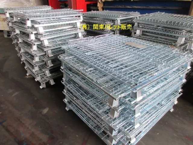 中古メッシュパレットサイズ各種1000Wと1200Wを出荷しました。(有)関東パレット販売