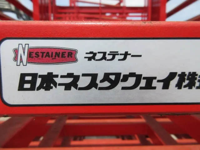 中古ネステナー枠付きが入荷しました(有)関東パレット販売 「ネステナー」はエレクター株式会社の登録商標です